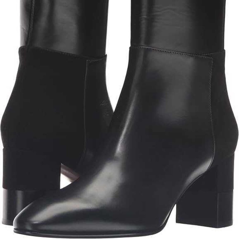 Aquatalia Women's Emery Anil Calf/sde Combo Winter Boot 5.5